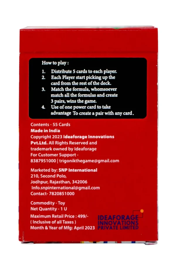 Trigo Card - World's First Trigonometry Based Card Game - Image 4